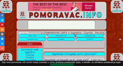 Desktop Screenshot of pomoravac.info